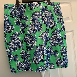 J Crew Floral “The Pencil Skirt “
